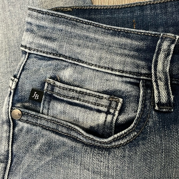 Judy Blue High Rise Heavy Hand Sand Skinny Jeans - Picture 6 of 11